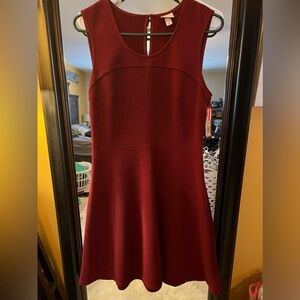 BNWT Merona brand dress. Size medium. Cranberry color.